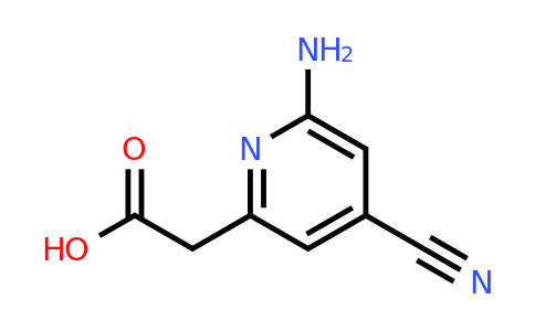 1393530-49-8 | (6-Amino-4-cyanopyridin-2-YL)acetic acid