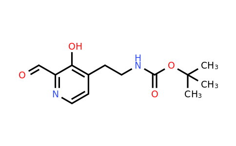 1393532-82-5 | Tert-butyl 2-(2-formyl-3-hydroxypyridin-4-YL)ethylcarbamate