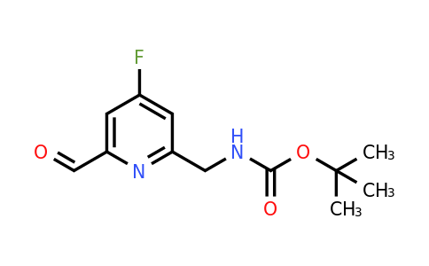 1393568-86-9 | Tert-butyl (4-fluoro-6-formylpyridin-2-YL)methylcarbamate