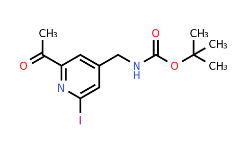 1393569-54-4 | Tert-butyl (2-acetyl-6-iodopyridin-4-YL)methylcarbamate