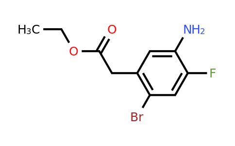 1442471-26-2 | ethyl 2-(5-amino-2-bromo-4-fluorophenyl)acetate