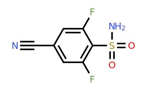 1518729-48-0 | 4-Cyano-2,6-difluorobenzenesulfonamide