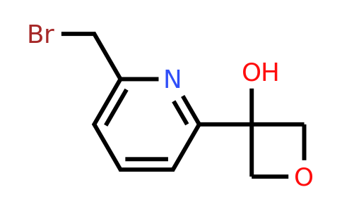 1644345-94-7 | 3-(6-(Bromomethyl)pyridin-2-yl)oxetan-3-ol