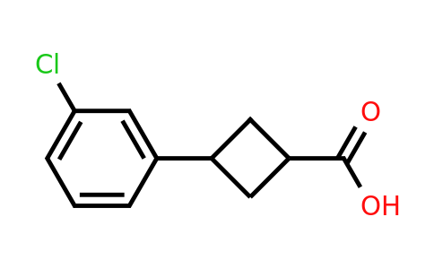 1781632-91-4 | 3-(3-chlorophenyl)cyclobutanecarboxylic acid