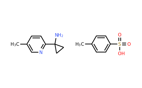 1799439-00-1 | 1-(5-Methylpyridin-2-yl)cyclopropanamine 4-methylbenzenesulfonate