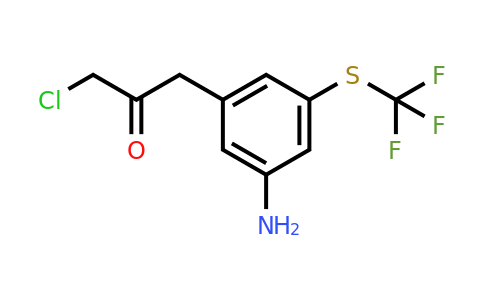 1803861-77-9 | 1-(3-Amino-5-(trifluoromethylthio)phenyl)-3-chloropropan-2-one