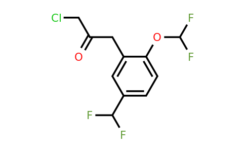 1804149-50-5 | 3-Chloro-1-(2-(difluoromethoxy)-5-(difluoromethyl)phenyl)propan-2-one