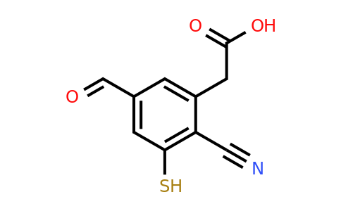 1804912-67-1 | 2-Cyano-5-formyl-3-mercaptophenylacetic acid