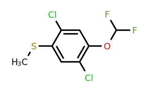 1805126-09-3 | 2,5-Dichloro-4-(difluoromethoxy)thioanisole