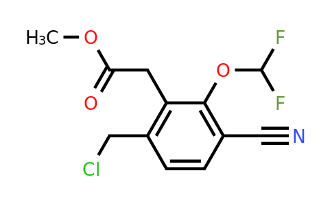 1805235-67-9 | Methyl 6-chloromethyl-3-cyano-2-(difluoromethoxy)phenylacetate