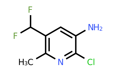 1805326-26-4 | 3-Amino-2-chloro-5-(difluoromethyl)-6-methylpyridine