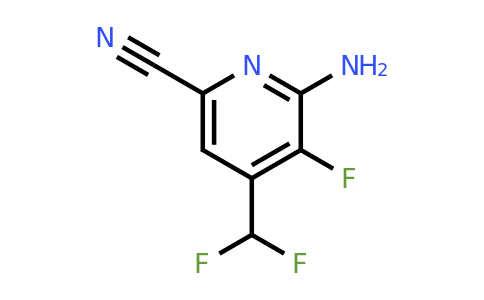 1805348-48-4 | 2-Amino-6-cyano-4-(difluoromethyl)-3-fluoropyridine