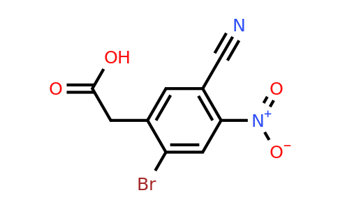 1805415-13-7 | 2-Bromo-5-cyano-4-nitrophenylacetic acid