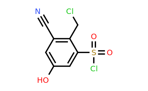 1805496-08-5 | 2-Chloromethyl-3-cyano-5-hydroxybenzenesulfonyl chloride