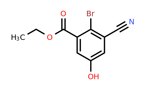 1805524-96-2 | Ethyl 2-bromo-3-cyano-5-hydroxybenzoate