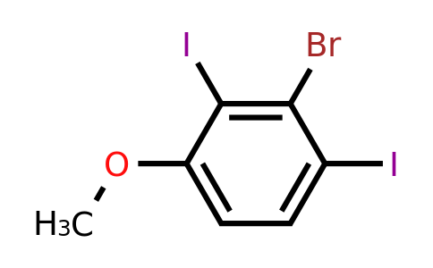 1805538-28-6 | 3-Bromo-2,4-diiodoanisole