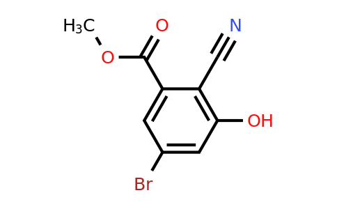 1805593-31-0 | Methyl 5-bromo-2-cyano-3-hydroxybenzoate