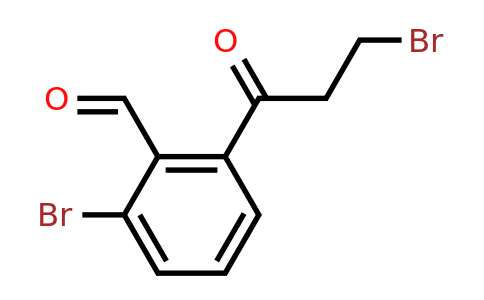 1805709-88-9 | 2-Bromo-6-(3-bromopropanoyl)benzaldehyde