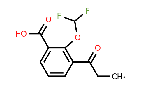 1805764-00-4 | 2-(Difluoromethoxy)-3-propionylbenzoic acid