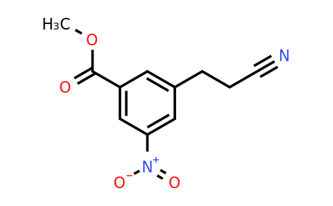 1805766-73-7 | Methyl 3-(2-cyanoethyl)-5-nitrobenzoate