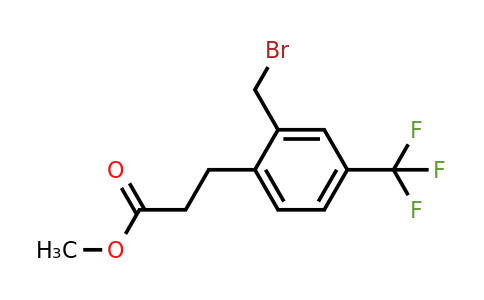 1805849-21-1 | Methyl 3-(2-(bromomethyl)-4-(trifluoromethyl)phenyl)propanoate