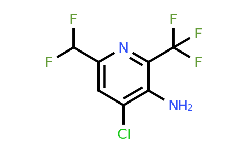 1805924-47-3 | 3-Amino-4-chloro-6-(difluoromethyl)-2-(trifluoromethyl)pyridine