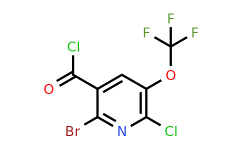 1806078-86-3 | 2-Bromo-6-chloro-5-(trifluoromethoxy)pyridine-3-carbonyl chloride