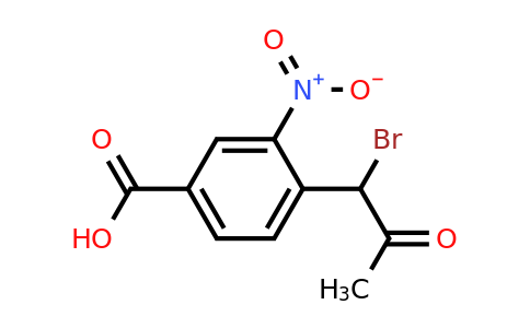 1806456-44-9 | 4-(1-Bromo-2-oxopropyl)-3-nitrobenzoic acid