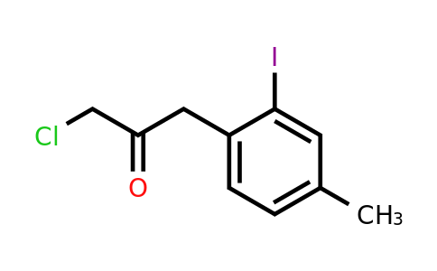 1806572-67-7 | 1-Chloro-3-(2-iodo-4-methylphenyl)propan-2-one