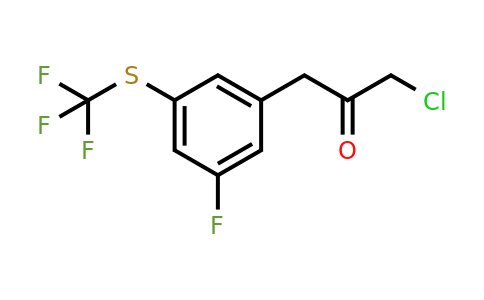 1806695-45-3 | 1-Chloro-3-(3-fluoro-5-(trifluoromethylthio)phenyl)propan-2-one