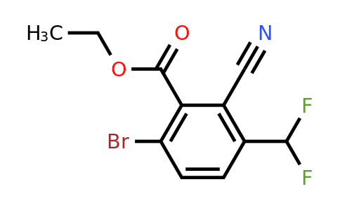 1807116-32-0 | Ethyl 6-bromo-2-cyano-3-(difluoromethyl)benzoate