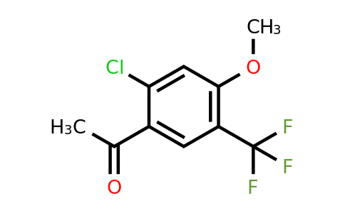 1807209-27-3 | 2'-Chloro-4'-methoxy-5'-(trifluoromethyl)acetophenone