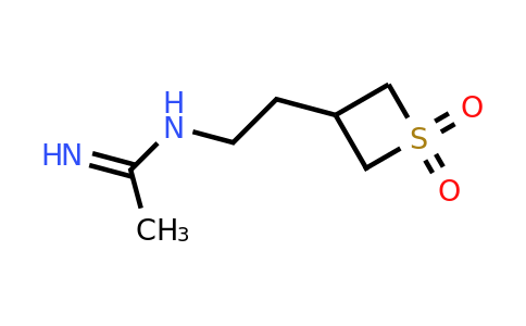 1883089-76-6 | N-[2-(1,1-dioxothietan-3-yl)ethyl]acetamidine