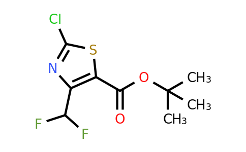 2060024-91-9 | tert-Butyl 2-chloro-4-(difluoromethyl)-1,3-thiazole-5-carboxylate