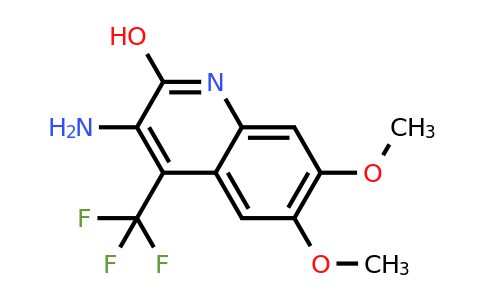 249737-01-7 | 3-Amino-6,7-dimethoxy-4-(trifluoromethyl)quinolin-2-ol