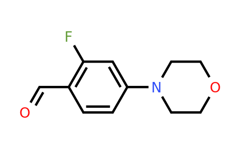 554448-63-4 | 2-Fluoro-4-morpholinobenzaldehyde