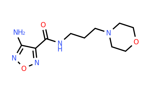 58198-49-5 | 4-amino-N-(3-morpholin-4-ylpropyl)-1,2,5-oxadiazole-3-carboxamide