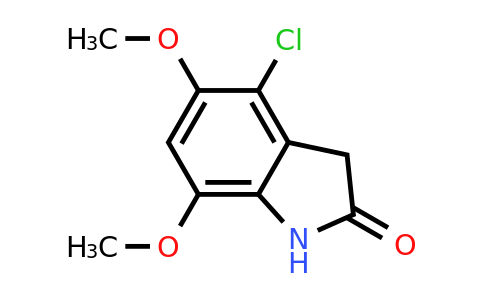 58605-09-7 | 4-Chloro-5,7-dimethoxyindolin-2-one