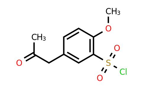 80223-79-6 | 2-Methoxy-5-(2-oxopropyl)benzene-1-sulfonyl chloride