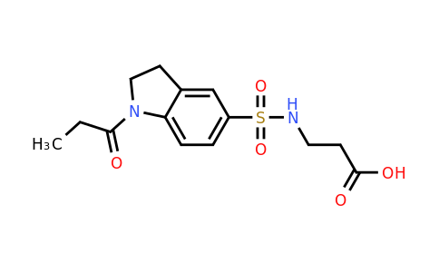 899718-44-6 | 3-(1-Propionylindoline-5-sulfonamido)propanoic acid