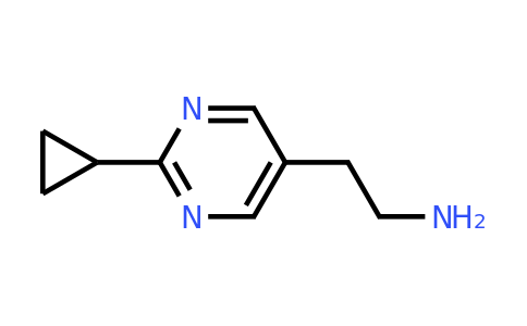 944899-44-9 | 2-(2-cyclopropylpyrimidin-5-yl)ethanamine