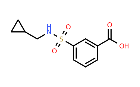 954579-38-5 | 3-[(Cyclopropylmethyl)sulfamoyl]benzoic acid