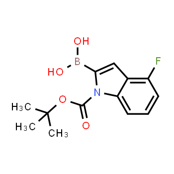 1000068-25-6 | {1-[(tert-butoxy)carbonyl]-4-fluoro-1H-indol-2-yl}boronic acid