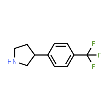 1000198-76-4 | 3-[4-(trifluoromethyl)phenyl]pyrrolidine