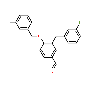 1000370-24-0 | 4-[(3-fluorophenyl)methoxy]-3-[(3-fluorophenyl)methyl]benzaldehyde