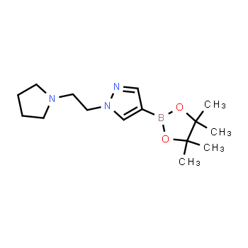 1000802-52-7 | 1-(2-(pyrrolidin-1-yl)ethyl)-4-(4,4,5,5-tetramethyl-1,3,2-dioxaborolan-2-yl)-1H-pyrazole