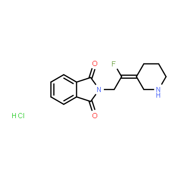 1001162-09-9 | 1H-Isoindole-1,3(2H)-dione, 2-[(2E)-2-fluoro-2-(3-piperidinylidene)ethyl]-, hydrochloride (1:1)