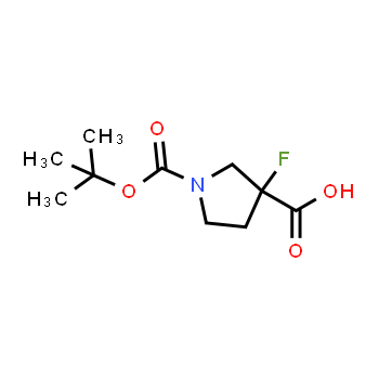 1001754-59-1 | 1-[(tert-butoxy)carbonyl]-3-fluoropyrrolidine-3-carboxylic acid