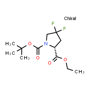 1001853-59-3 | 1-tert-butyl 2-ethyl (2R)-4,4-difluoropyrrolidine-1,2-dicarboxylate