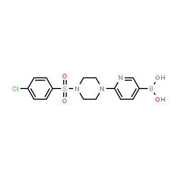 1003043-43-3 | 6-(4-(4-chlorophenylsulfonyl)piperazin-1-yl)pyridin-3-ylboronic acid